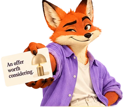 The Recepte fox negotiating for you